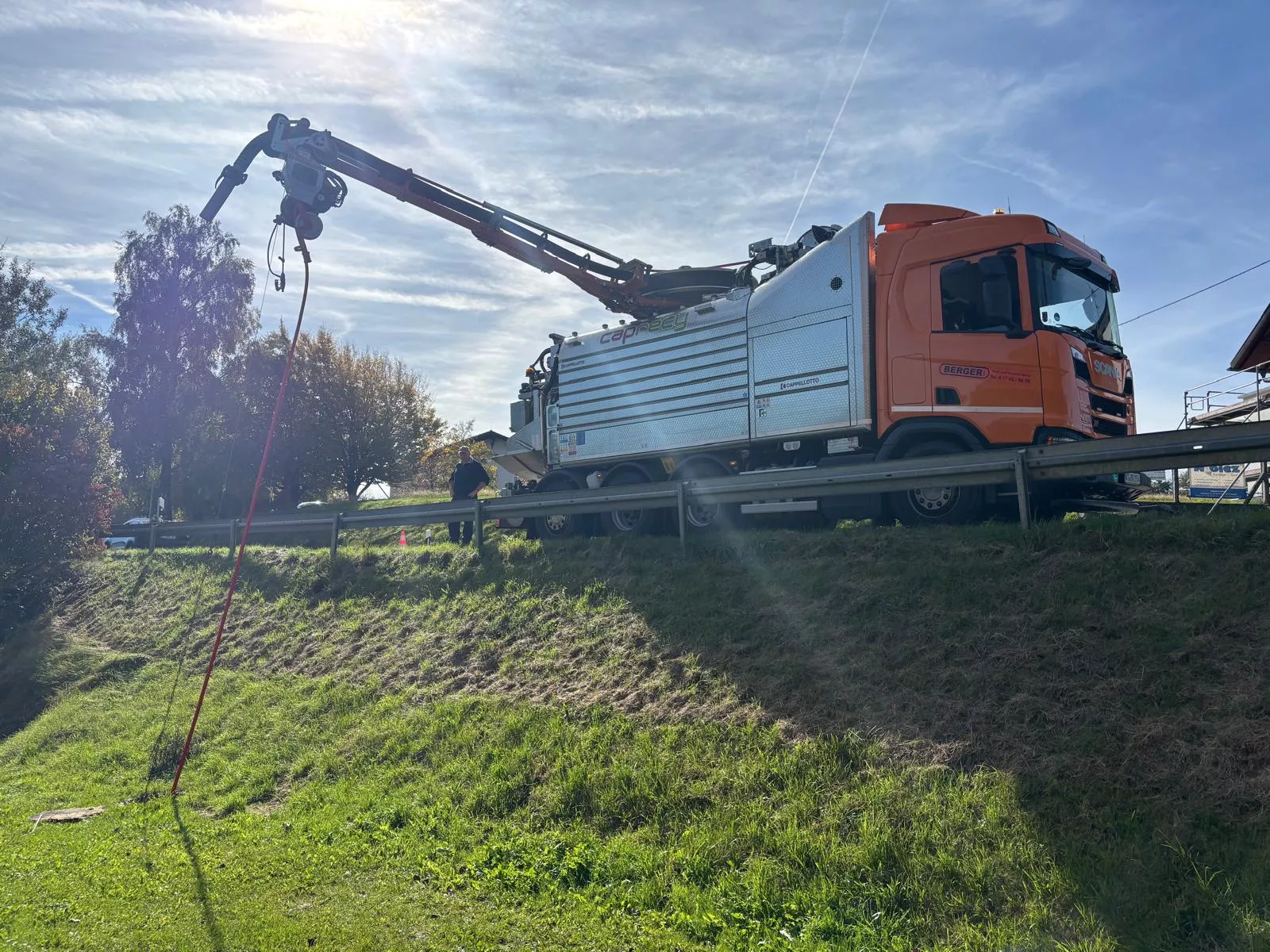 Berger GmbH, Rohr- und Kanalreinigung - mit neuem Scania im Einsatz