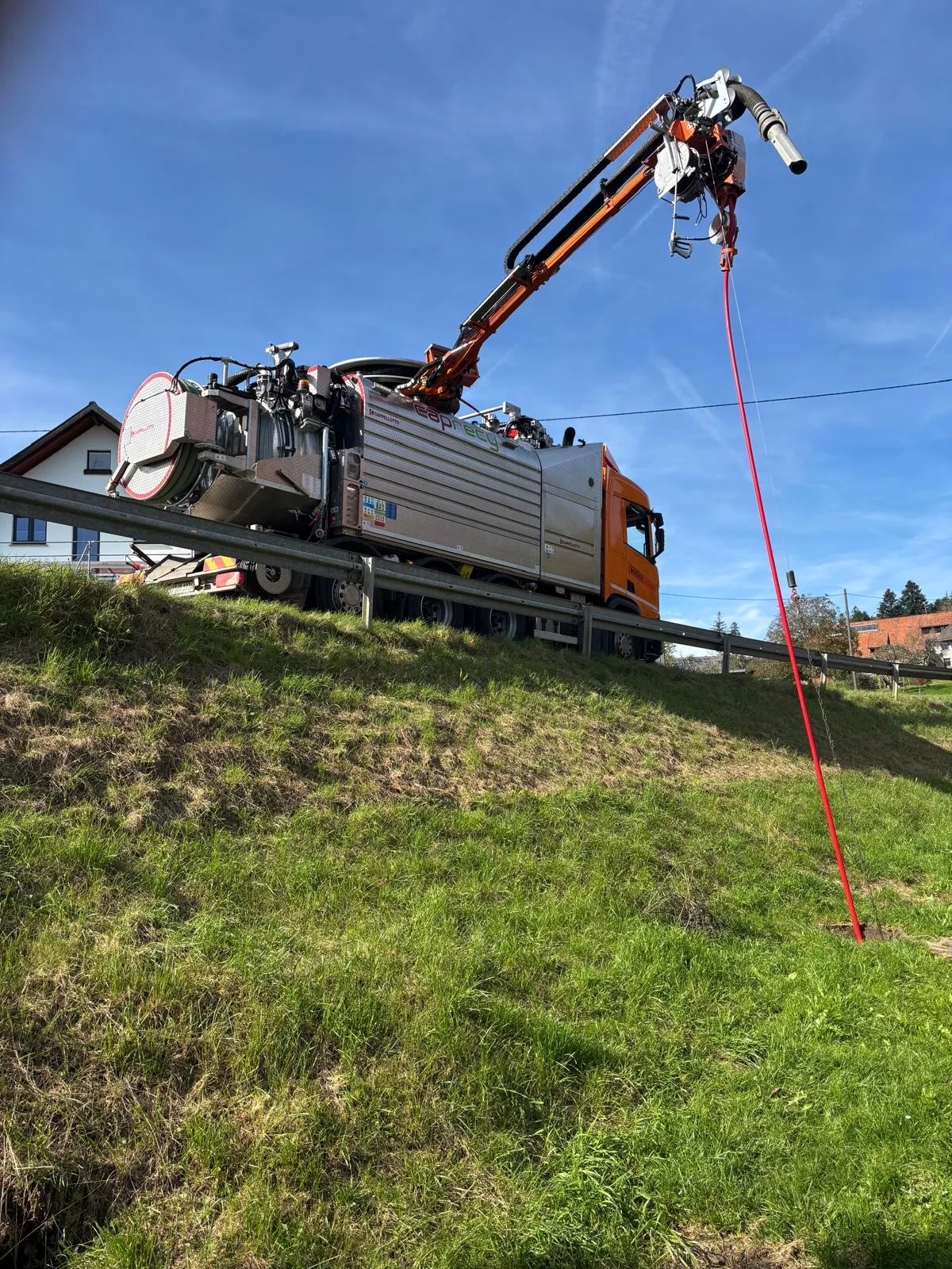 Berger GmbH, Rohr- und Kanalreinigung - mit neuem Scania im Einsatz